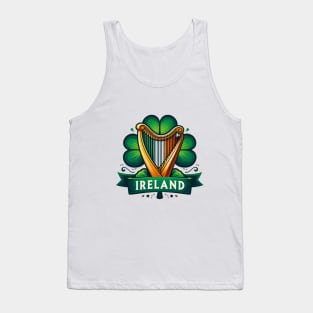 Irish Harp Tank Top